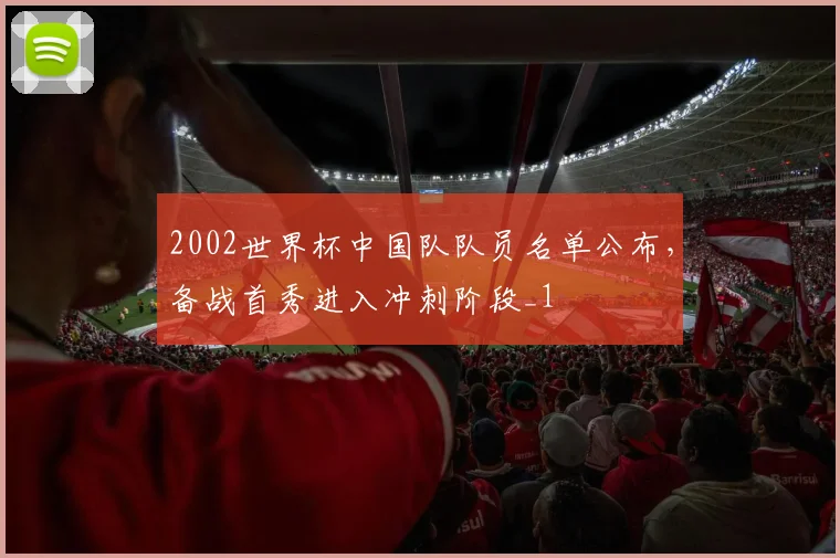 2002世界杯中国队队员名单公布,备战首秀进入冲刺阶段_1